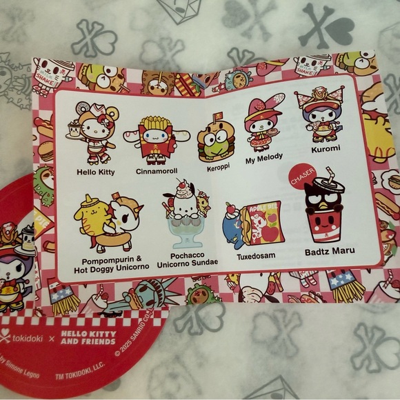 Pochacco Unicorno Sundae Tokidoki x Hello Kitty Fast Food Series NEW - Picture 8 of 8